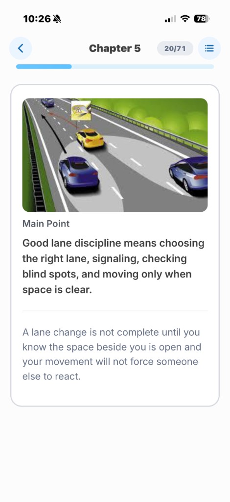A focused 5Drive lesson page